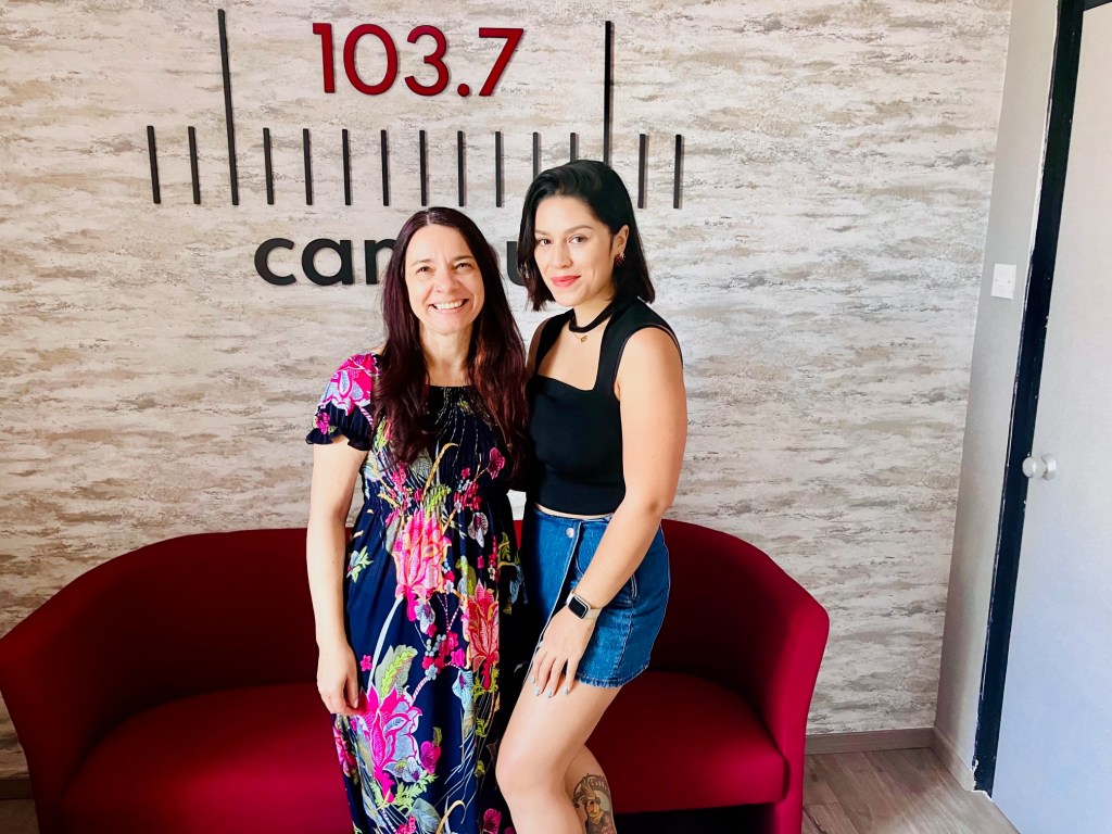 Nisa Minsija on Campus 103.7 Coryse Borg & Lorella Castillo